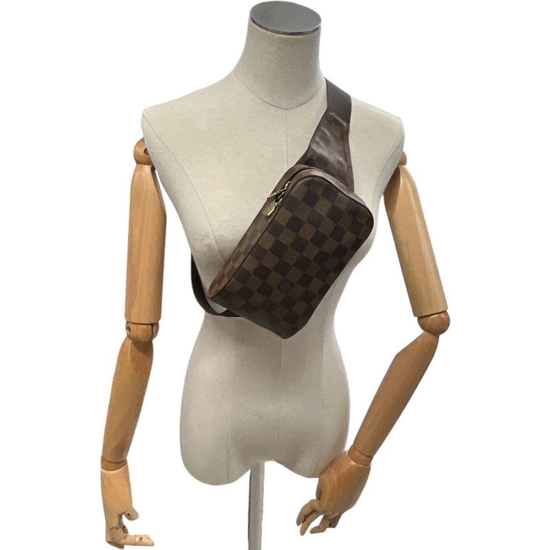 Men's Damier Ebène Geronimos Belt Bag Brown