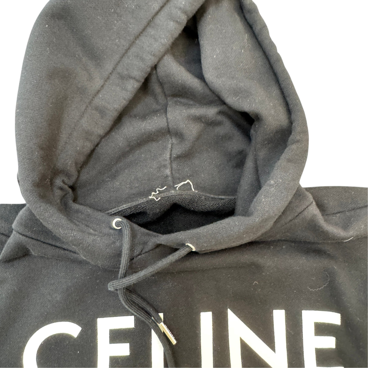 Men's Logo Print Hoodie Black Size M - Photo 5