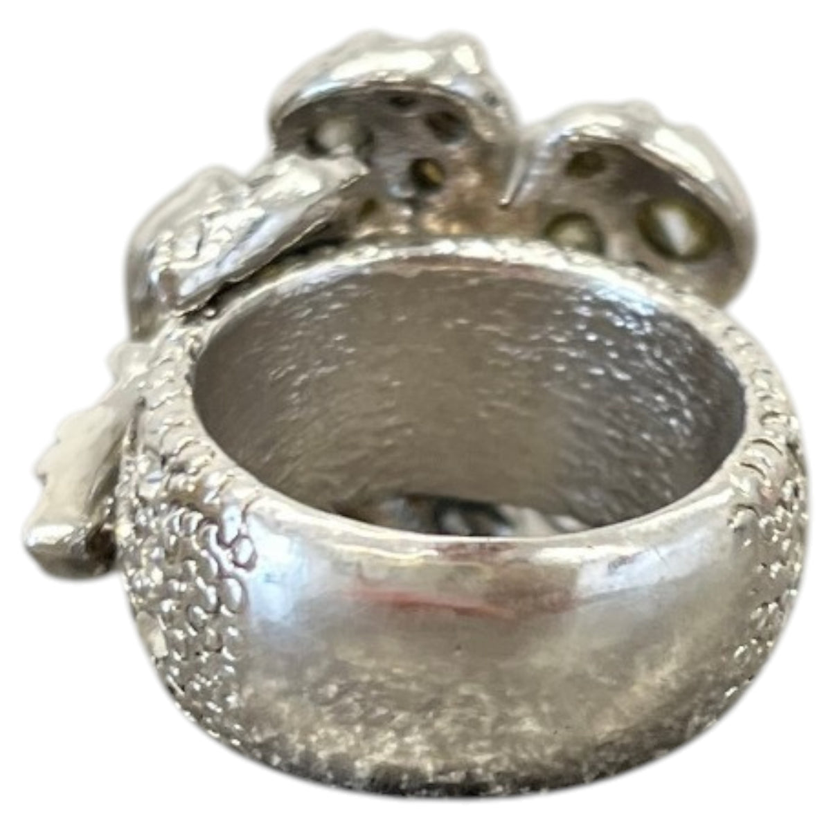 Women's Camélia Ring Silver Size L - Photo 2