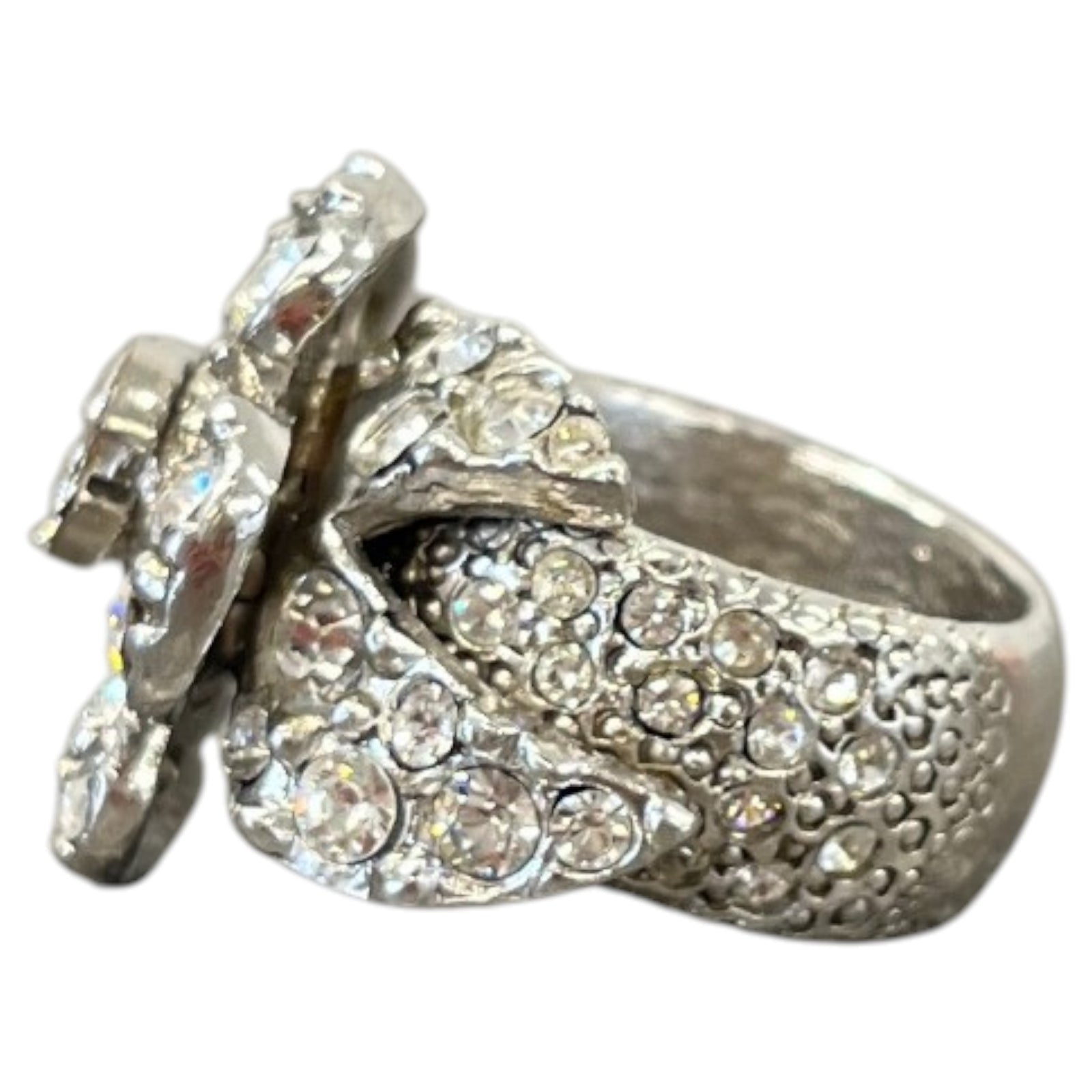 Women's Camélia Ring Silver Size L - Photo 4