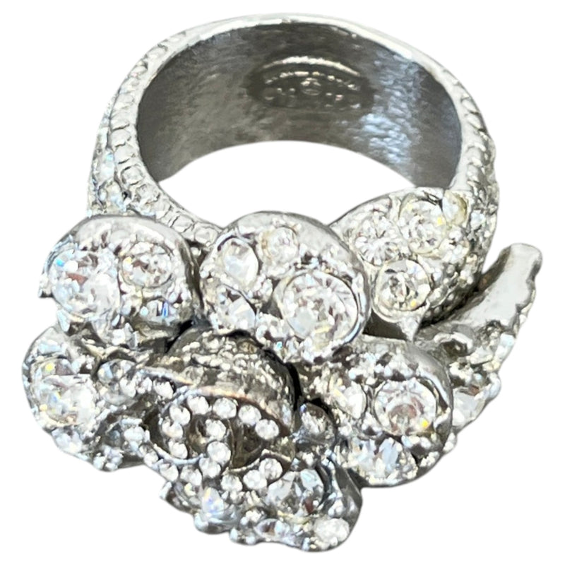 Women's Camélia Ring Silver Size L