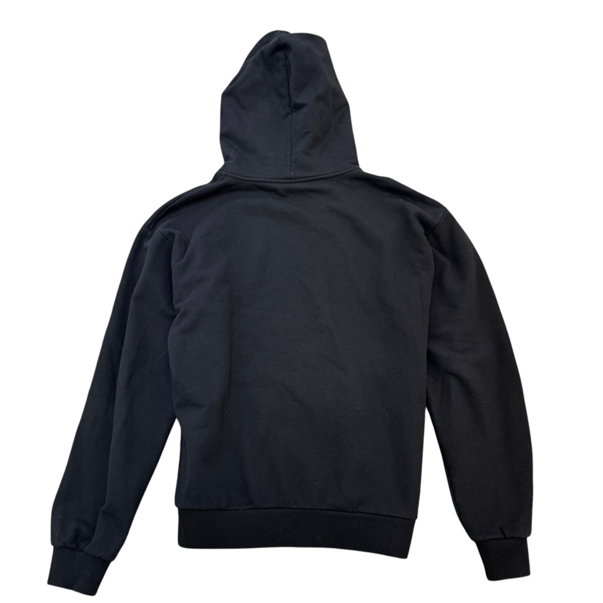 Men's Logo Print Hoodie Black Size M - Photo 2