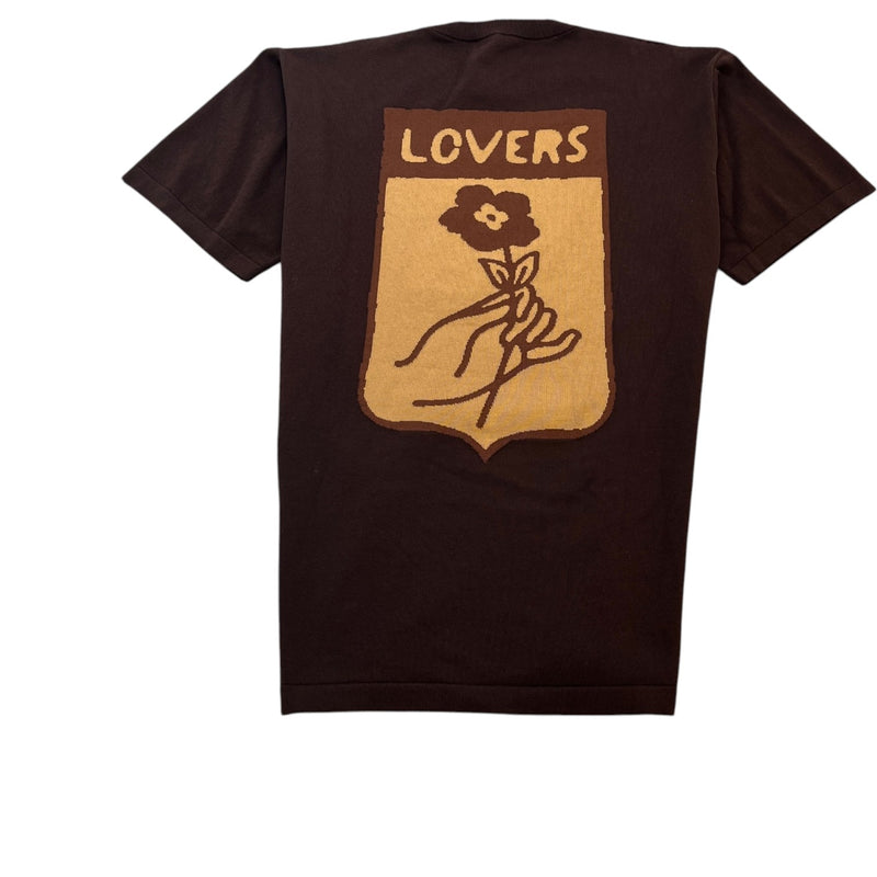 Men's Trunk Print T-Shirt Brown Size XXL