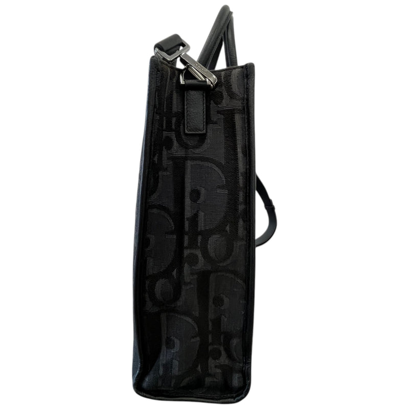 Men's Fabric Homme East-West Tote Bag Black