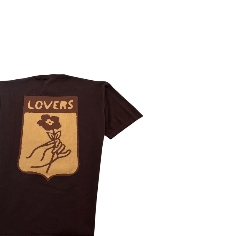 Men's Trunk Print T-Shirt Brown Size XXL