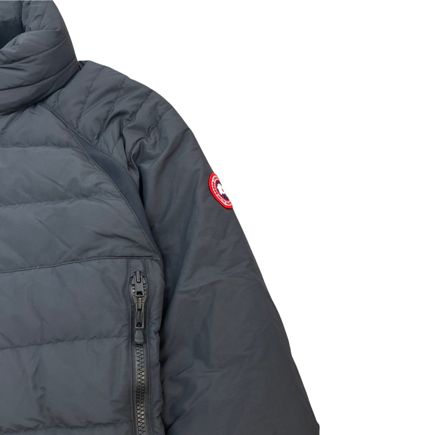 Men's Hybridge Base Down Jacket Black Size XL - Photo 6