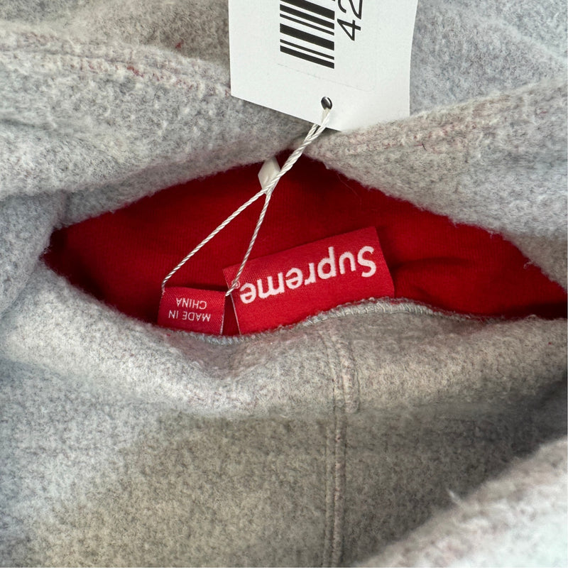 Men's Inside Out Box Logo Hoodie Grey Size L