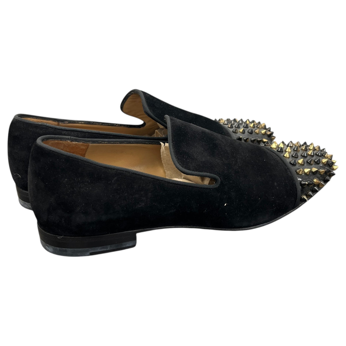 Men's Velvet Spooky Spikes Loafers Black Size UK 6 / EU 40 - Photo 8