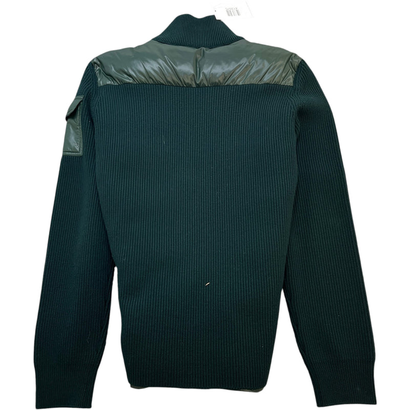 Women's Cardigan Tricot Down Jacket Green Size 2 / UK 12