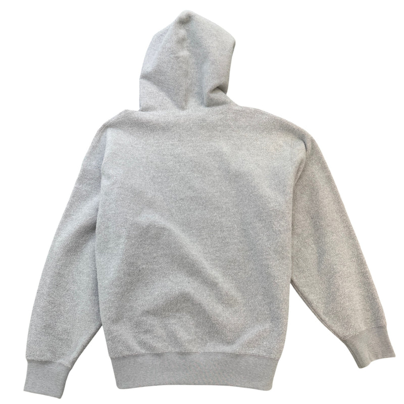 Men's Inside Out Box Logo Hoodie Grey Size L