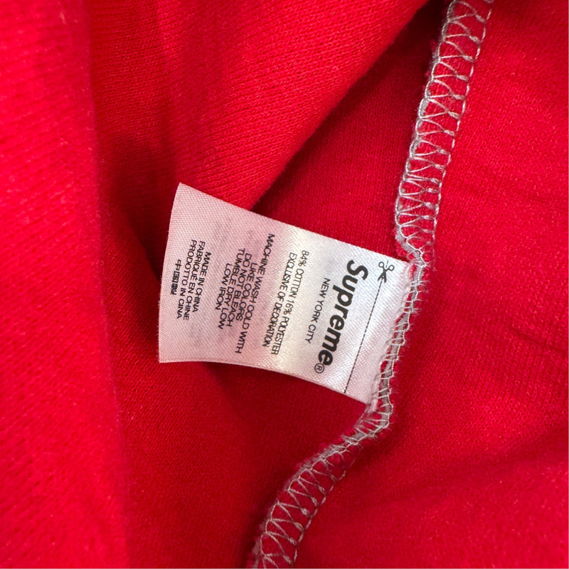 Men's Inside Out Box Logo Hoodie Grey Size L