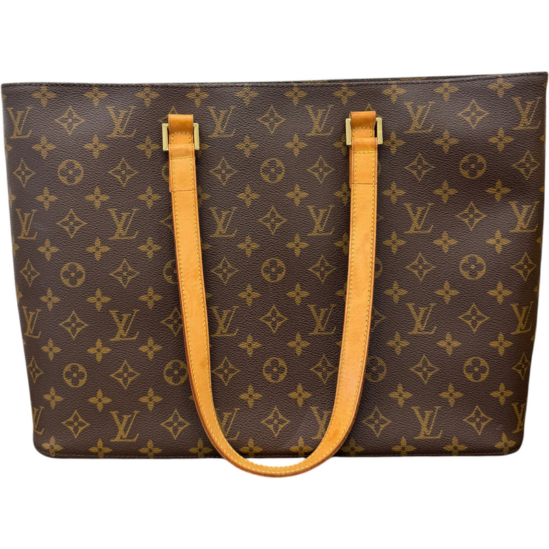 Women's Monogram Luco tote Handbag Brown