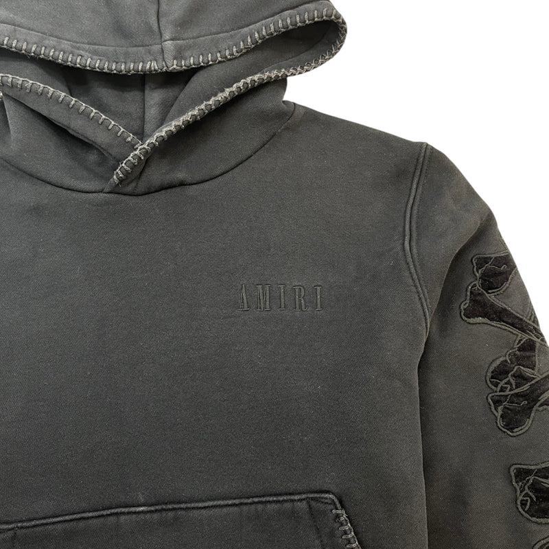 Men's Bones Hoodie Black Size M
