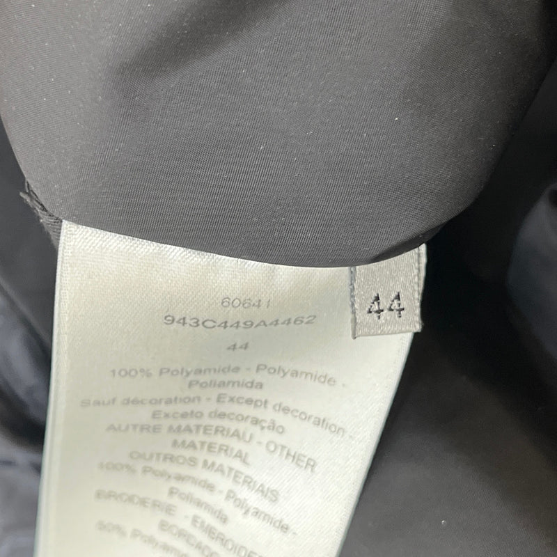 Men's Oblique Down Jacket Black Size XS