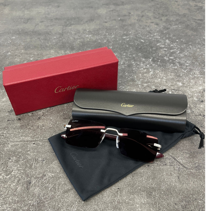 Men's Signature C Square-Frame Acetate Sunglasses Black