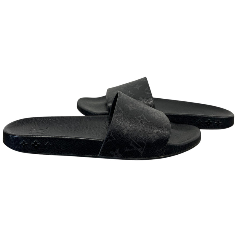 Men's Waterfront Mules Slides Black Size UK 11 / EU 45