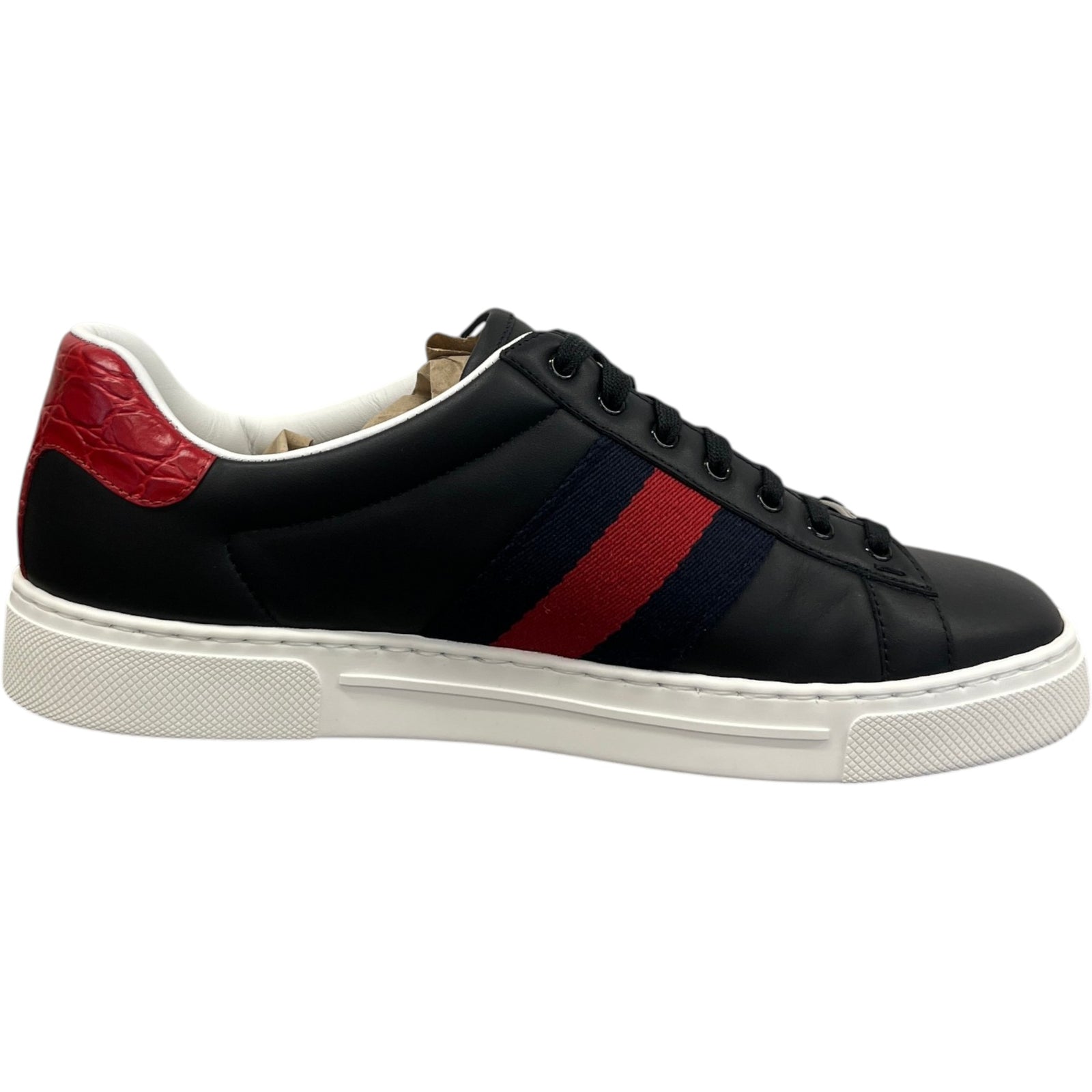 Men's Ace Low Trainers Black Size UK 6.5 / EU 40.5 - Photo 4