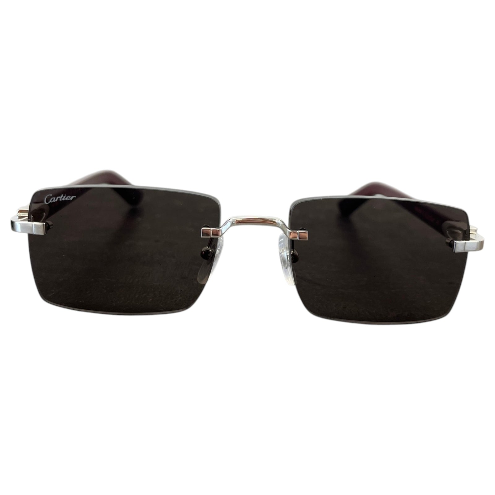 Men's Signature C Square-Frame Acetate Sunglasses Black - Photo 1