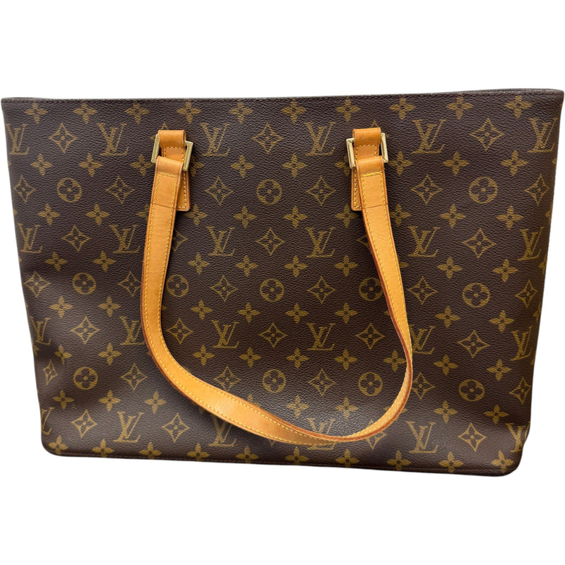Women's Monogram Luco tote Handbag Brown