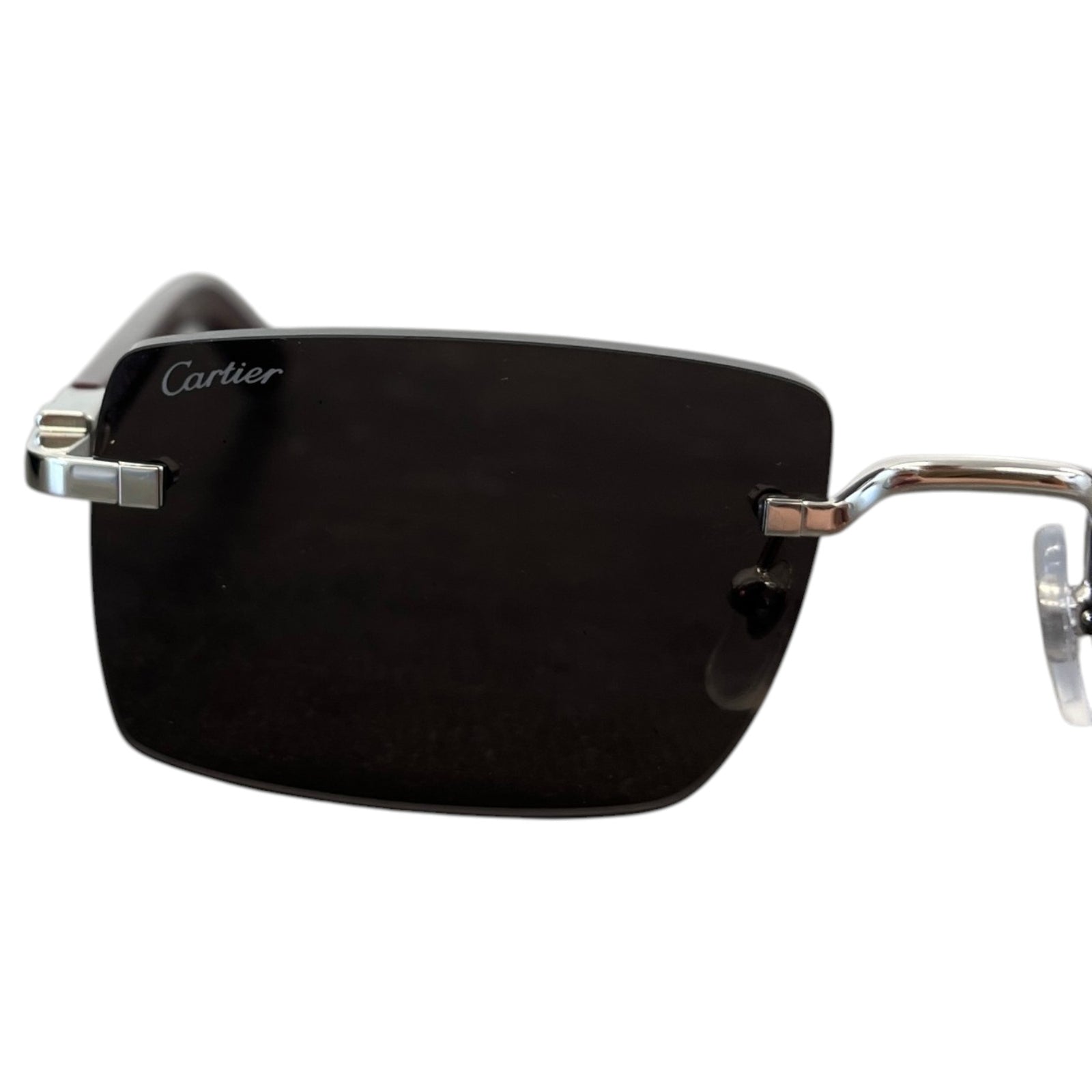 Men's Signature C Square-Frame Acetate Sunglasses Black - Photo 7