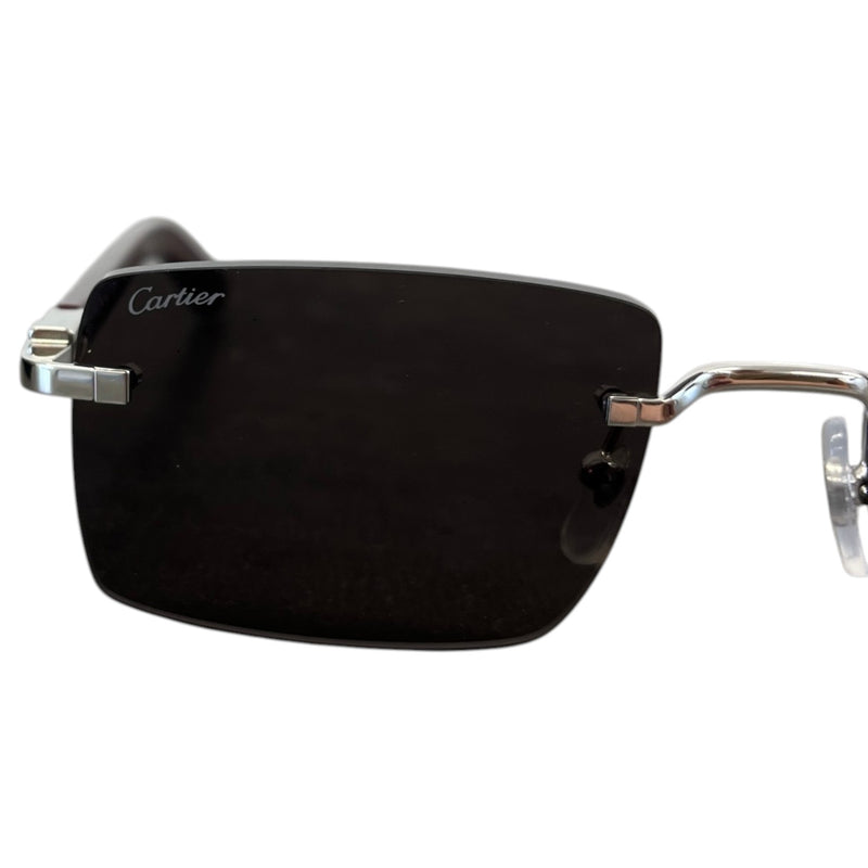 Men's Signature C Square-Frame Acetate Sunglasses Black