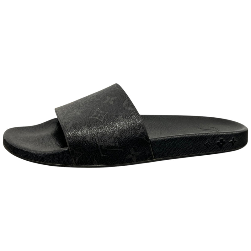 Men's Waterfront Mules Slides Black Size UK 11 / EU 45