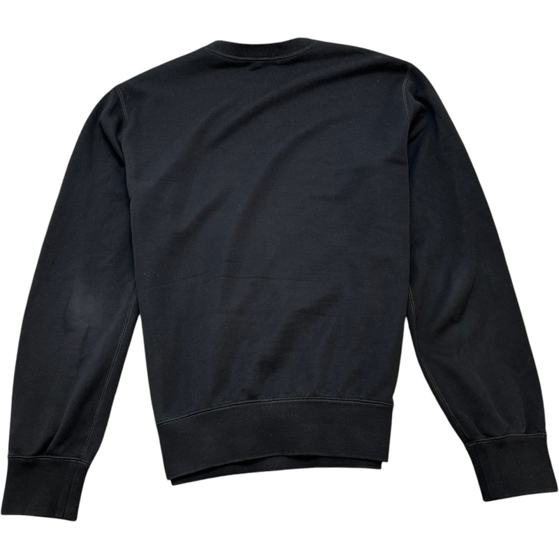 Men's Logo Print Sweatshirt Black Size IT 50 / UK L