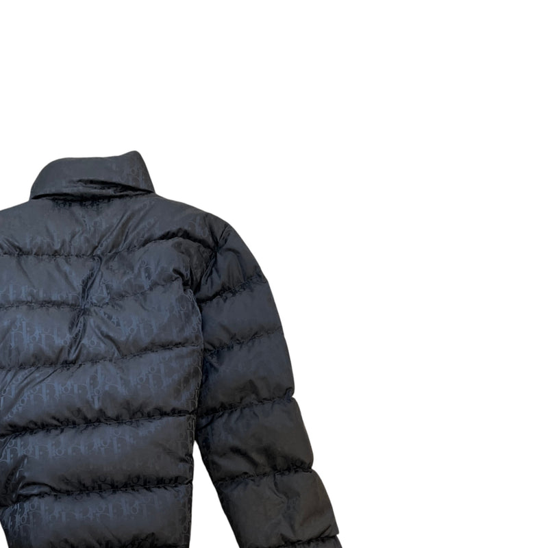Men's Oblique Down Jacket Black Size XS