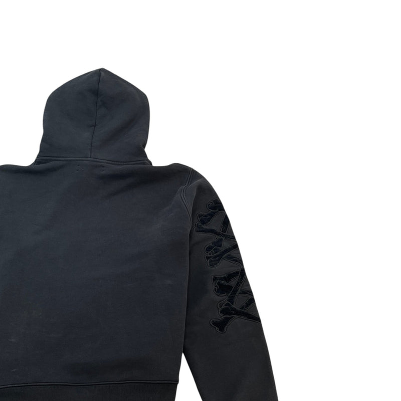 Men's Bones Hoodie Black Size M