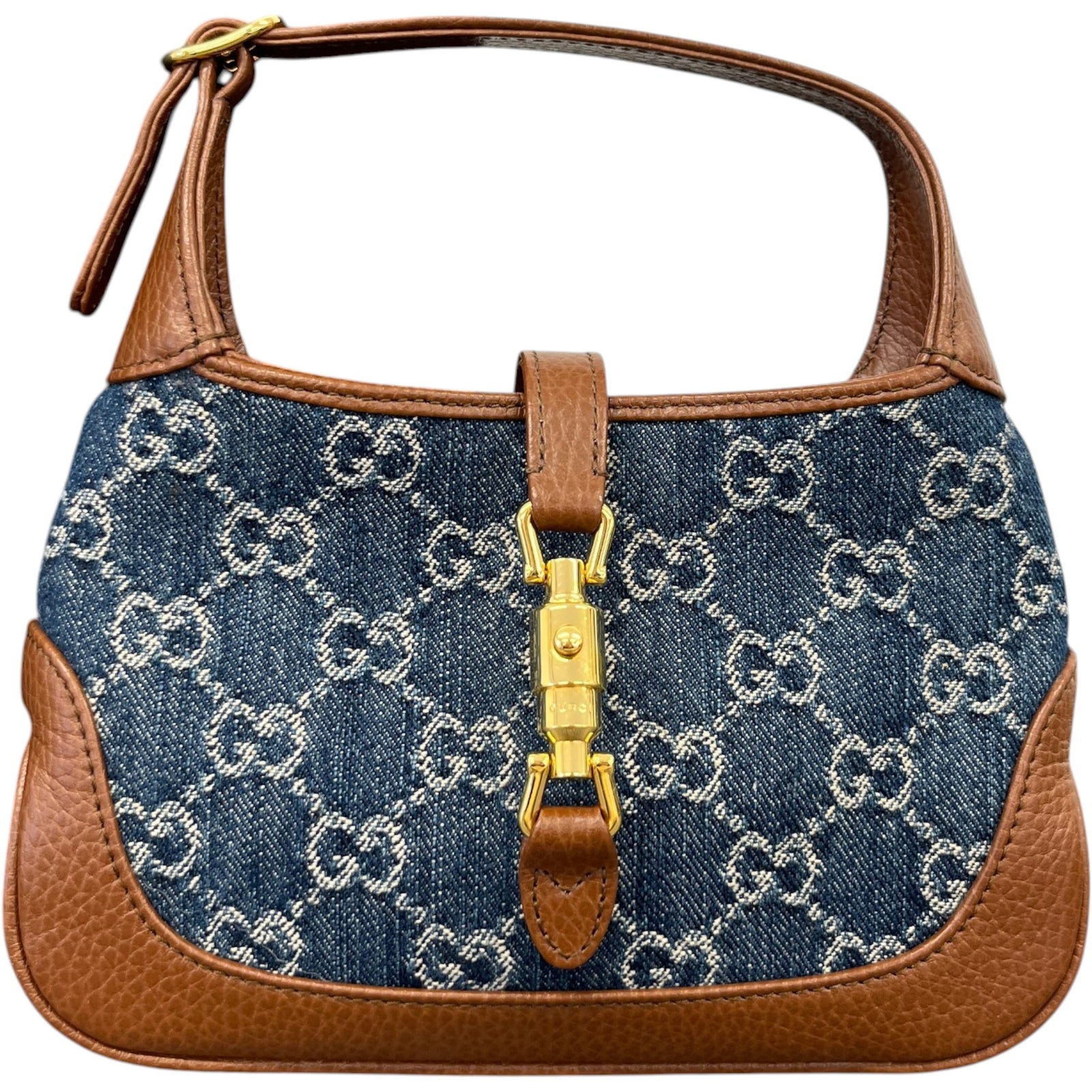 Women's Denim Jackie Bag Brown - Photo 1