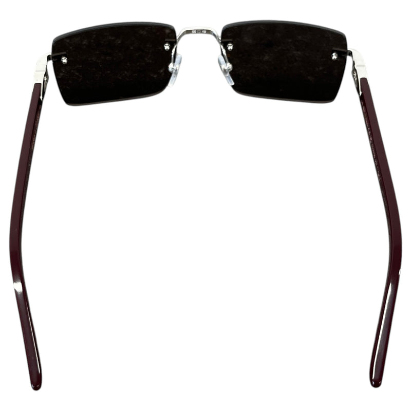 Men's Signature C Square-Frame Acetate Sunglasses Black