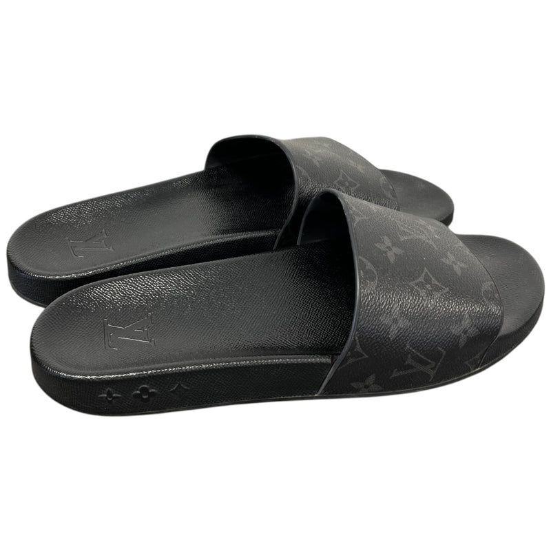Men's Waterfront Mules Slides Black Size UK 11 / EU 45