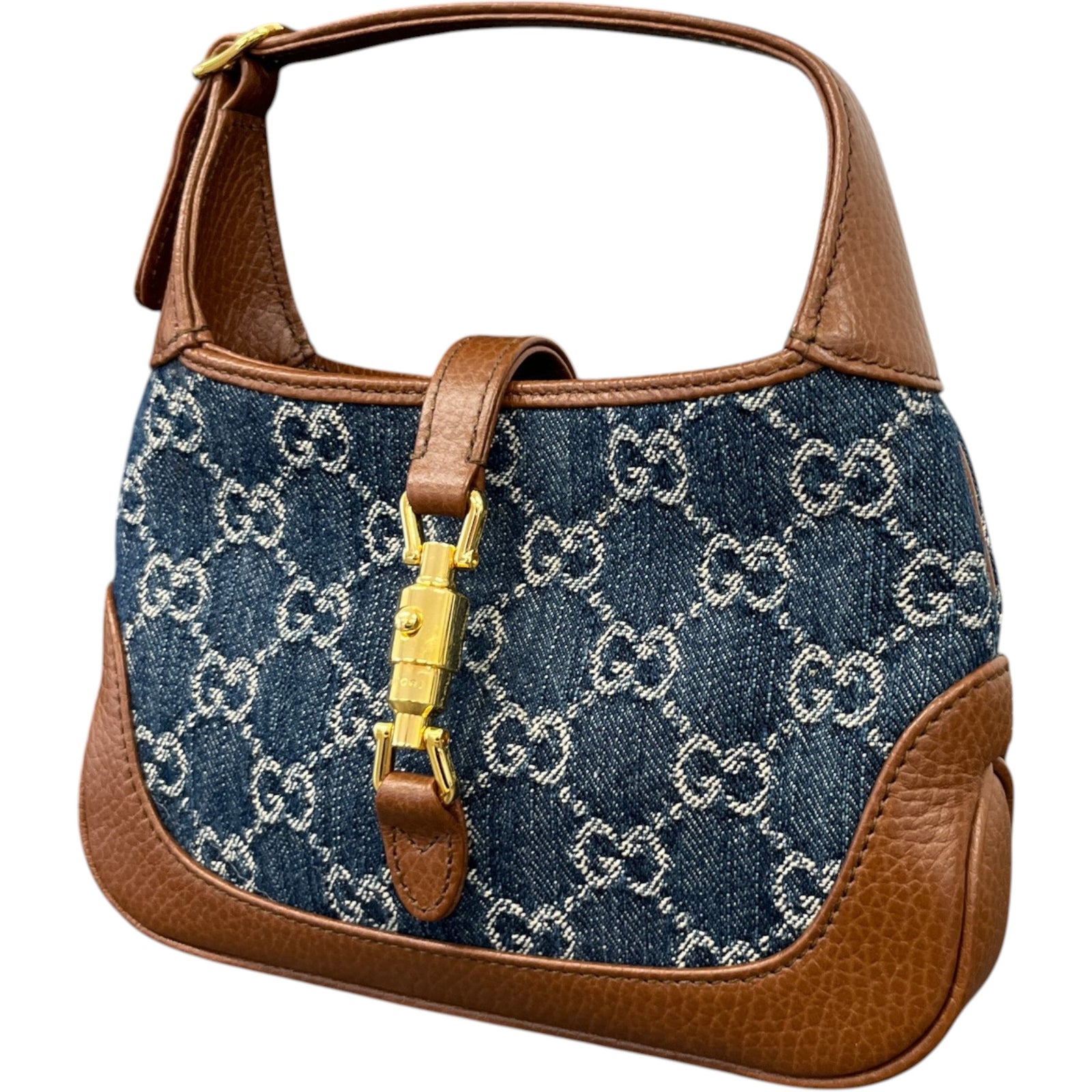 Women's Denim Jackie Bag Brown - Photo 5