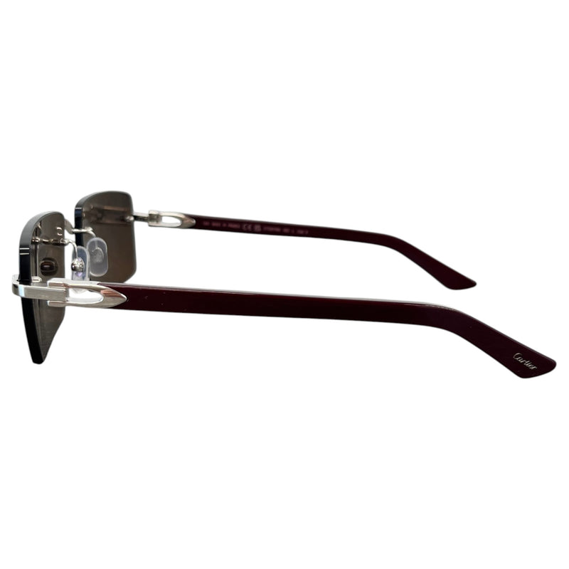 Men's Signature C Square-Frame Acetate Sunglasses Black
