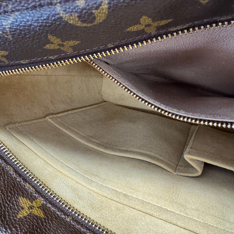 Women's Monogram Luco tote Handbag Brown