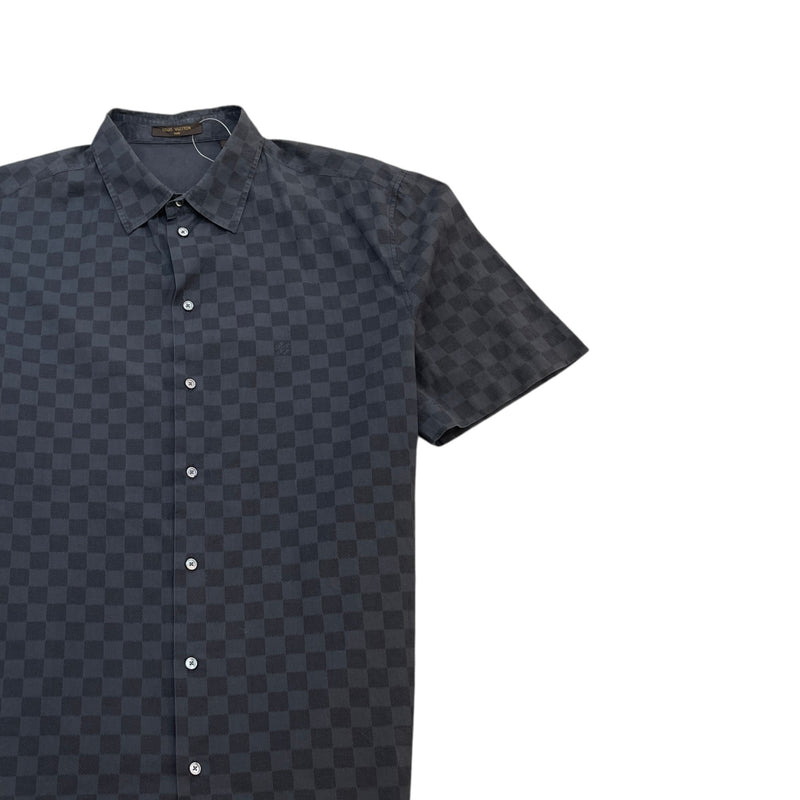 Men's Damier Graphite Shirt Black Size L