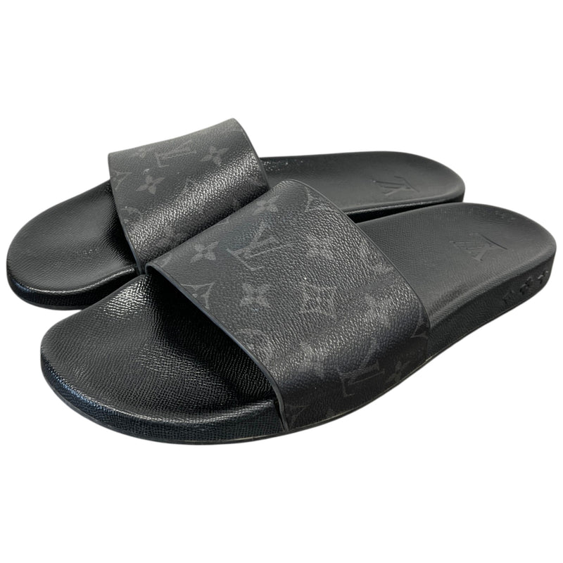 Men's Waterfront Mules Slides Black Size UK 11 / EU 45