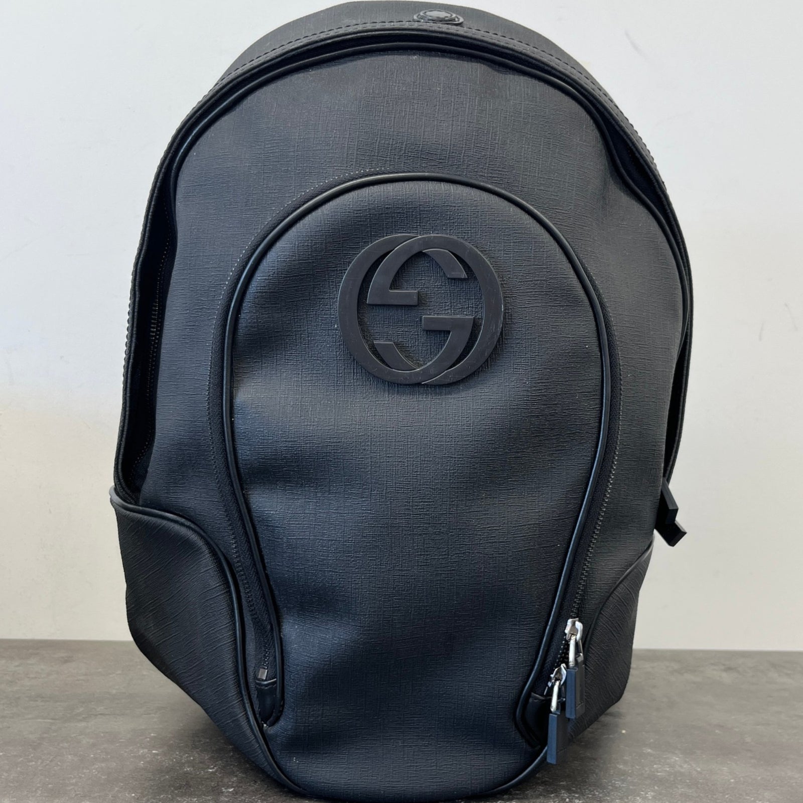 Men's Interlocking G Backpack Black - Photo 12