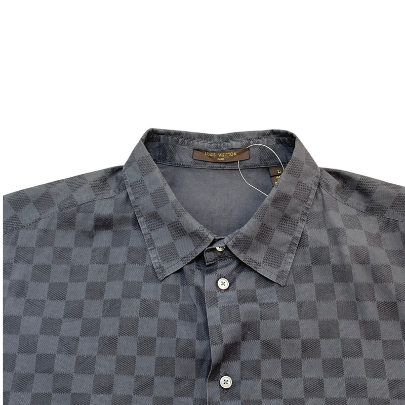 Men's Damier Graphite Shirt Black Size L