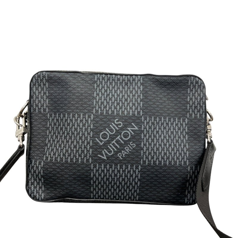 Men's Damier Trio Messenger Bag Black
