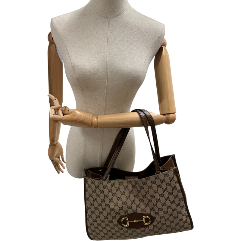 Women's Horsebit 1955 Medium Handbag Beige