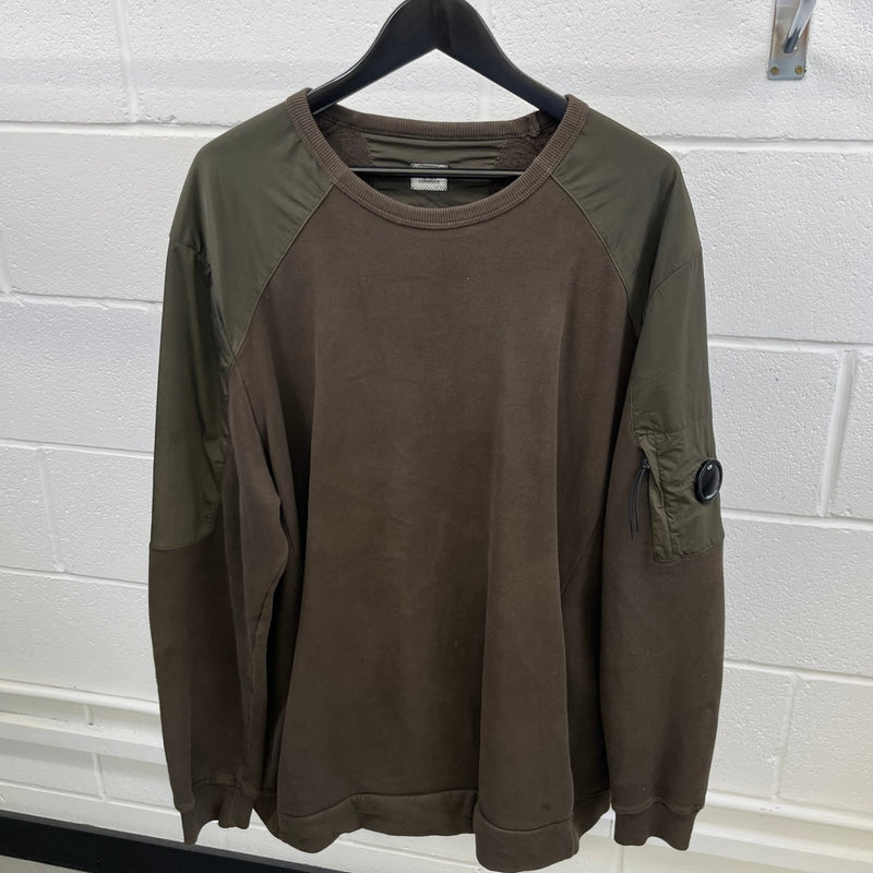 Men's Lens Sweatshirt Khaki Size XXL