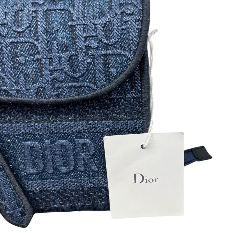 Women's Oblique Saddle Belt Bag Navy