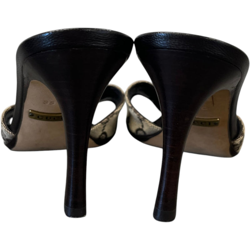 Women's Gg Supreme Heels Beige Size EU 35 / UK 2