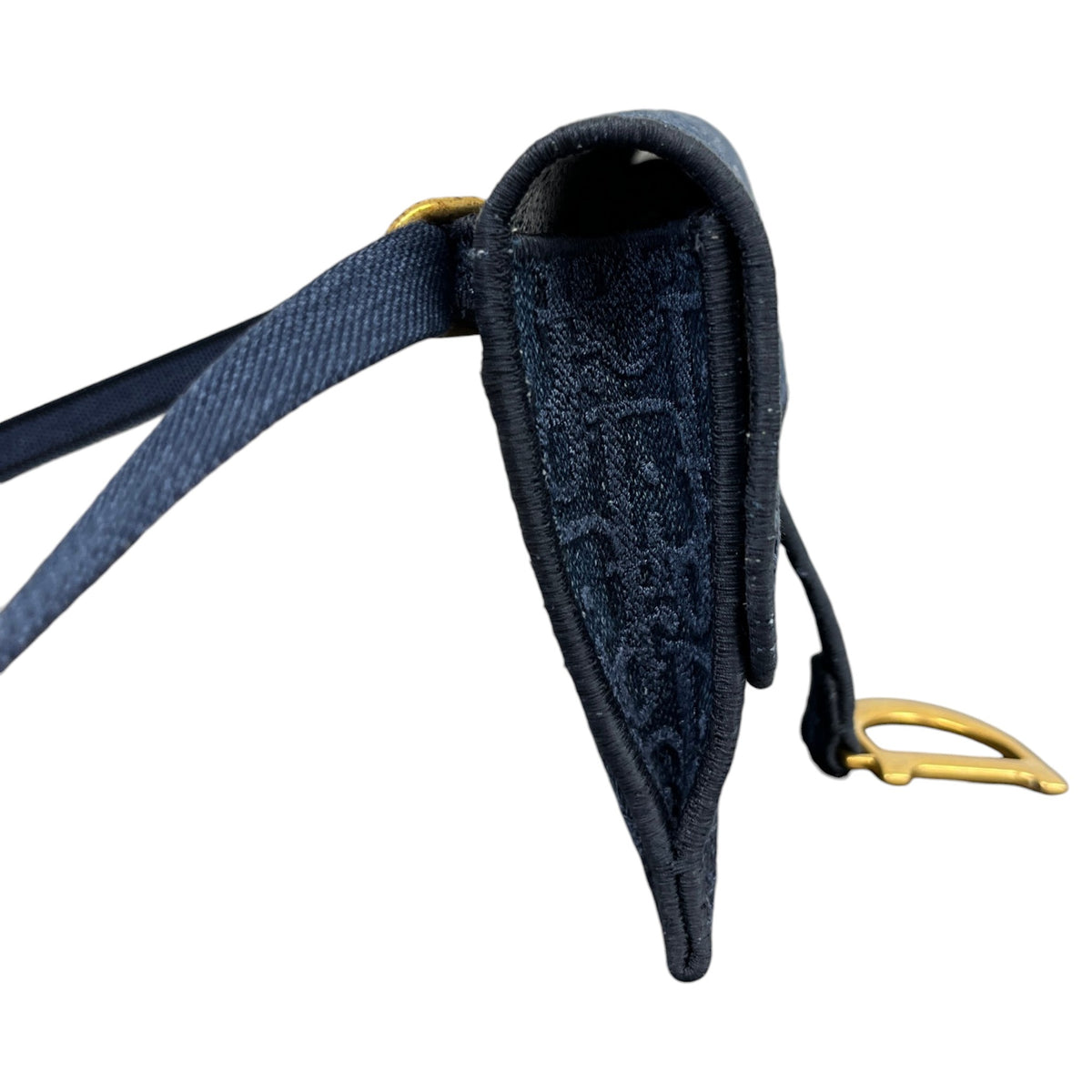Women's Oblique Saddle Belt Bag Navy - Photo 6