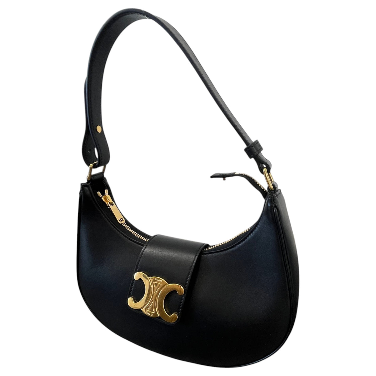 Women's Medium Ava Triomphe Shoulder Handbag Black - Photo 4
