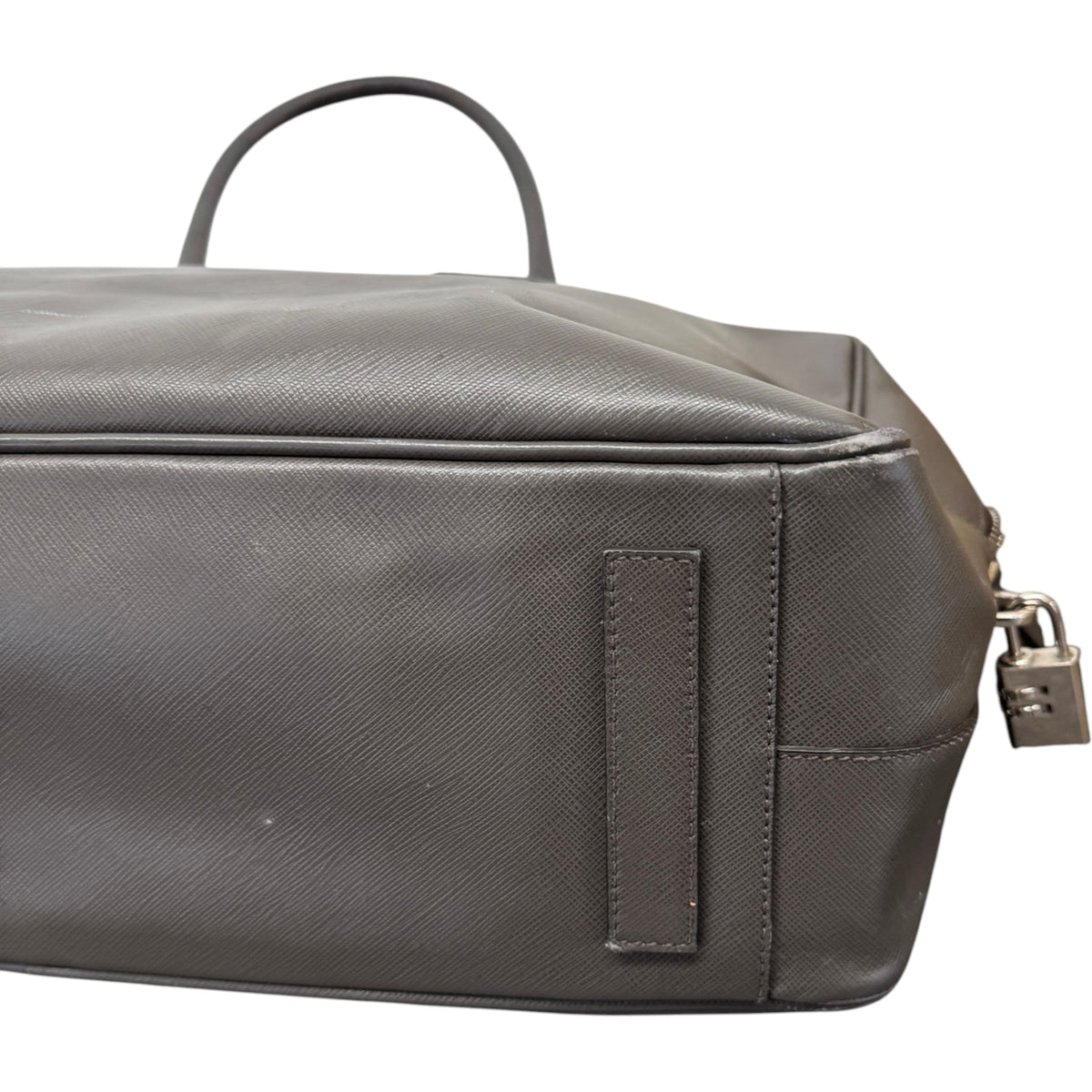 Men's Saffiano Briefcase Grey - Photo 6