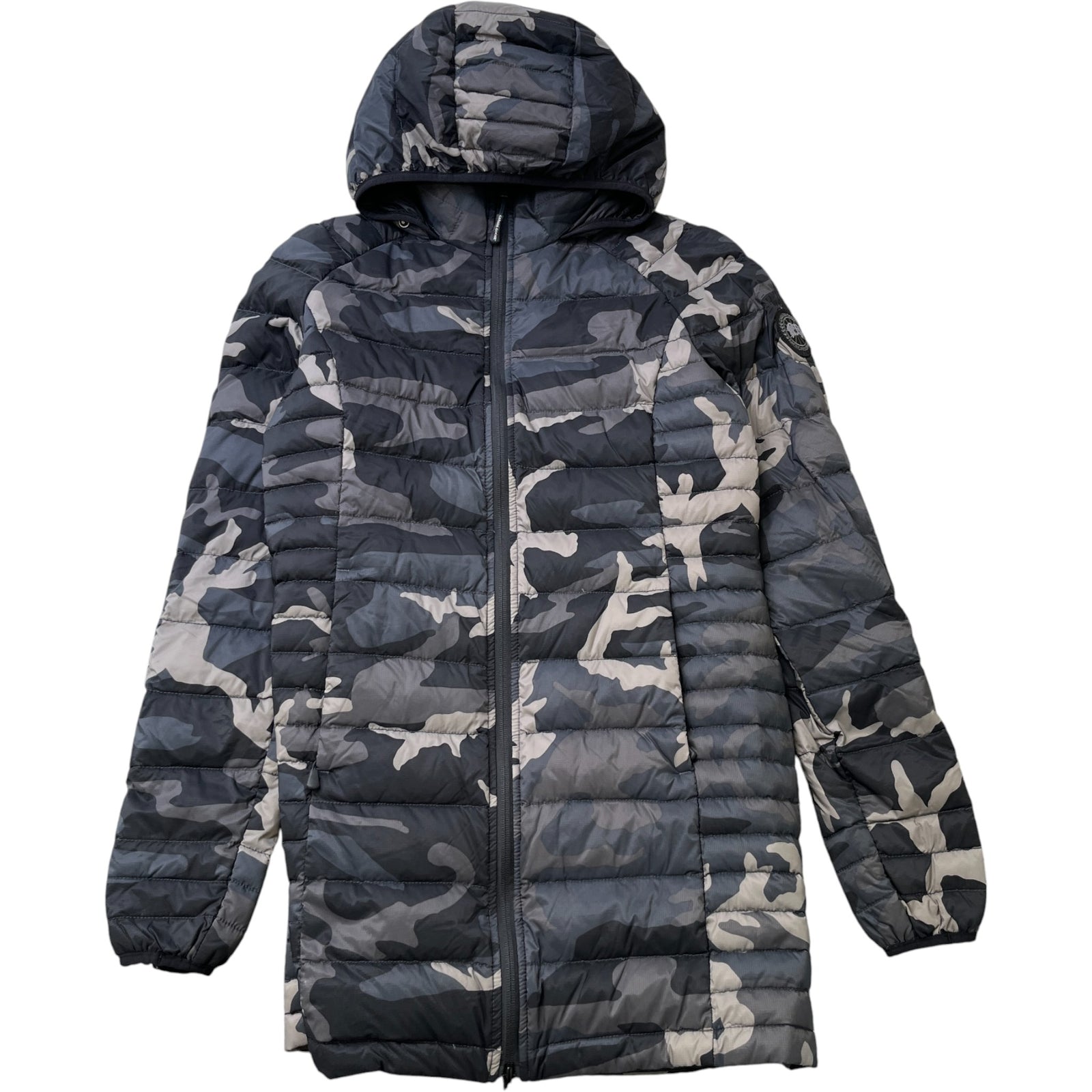 Women's Montgomery Camo Down Jacket Black Size M - Photo 1