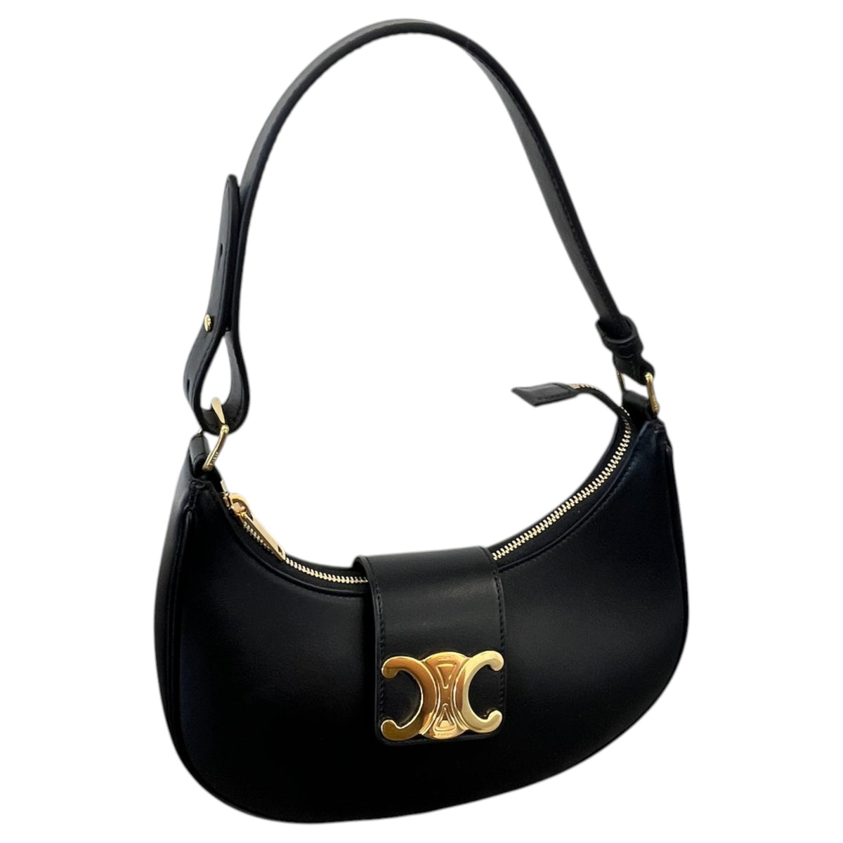 Women's Medium Ava Triomphe Shoulder Handbag Black - Photo 5