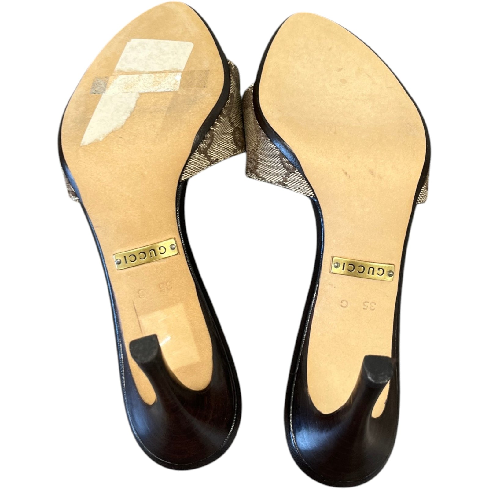 Women's Gg Supreme Heels Beige Size EU 35 / UK 2 - Photo 10